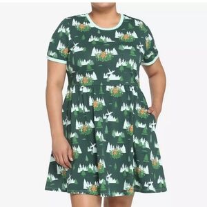 Her Universe Star Wars Endor Ewok Ringer Dress